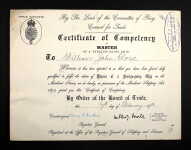 Certificate of Competency
