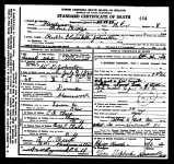US NC Death Certificate