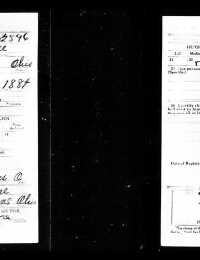 WW1 US Draft Record