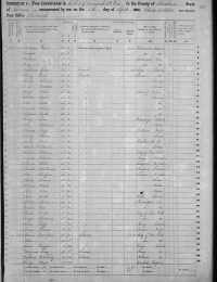 1860 US Fed Census (page 1)
