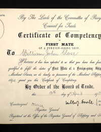Certificate of Competency