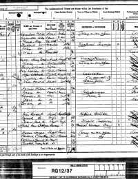 1891 Census (page 1)