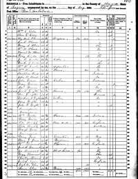 1860 US Fed Census (page 1)