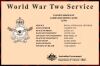 AU WW2 Service Certificate