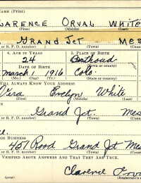 WW2 US Draft Record (page 1)